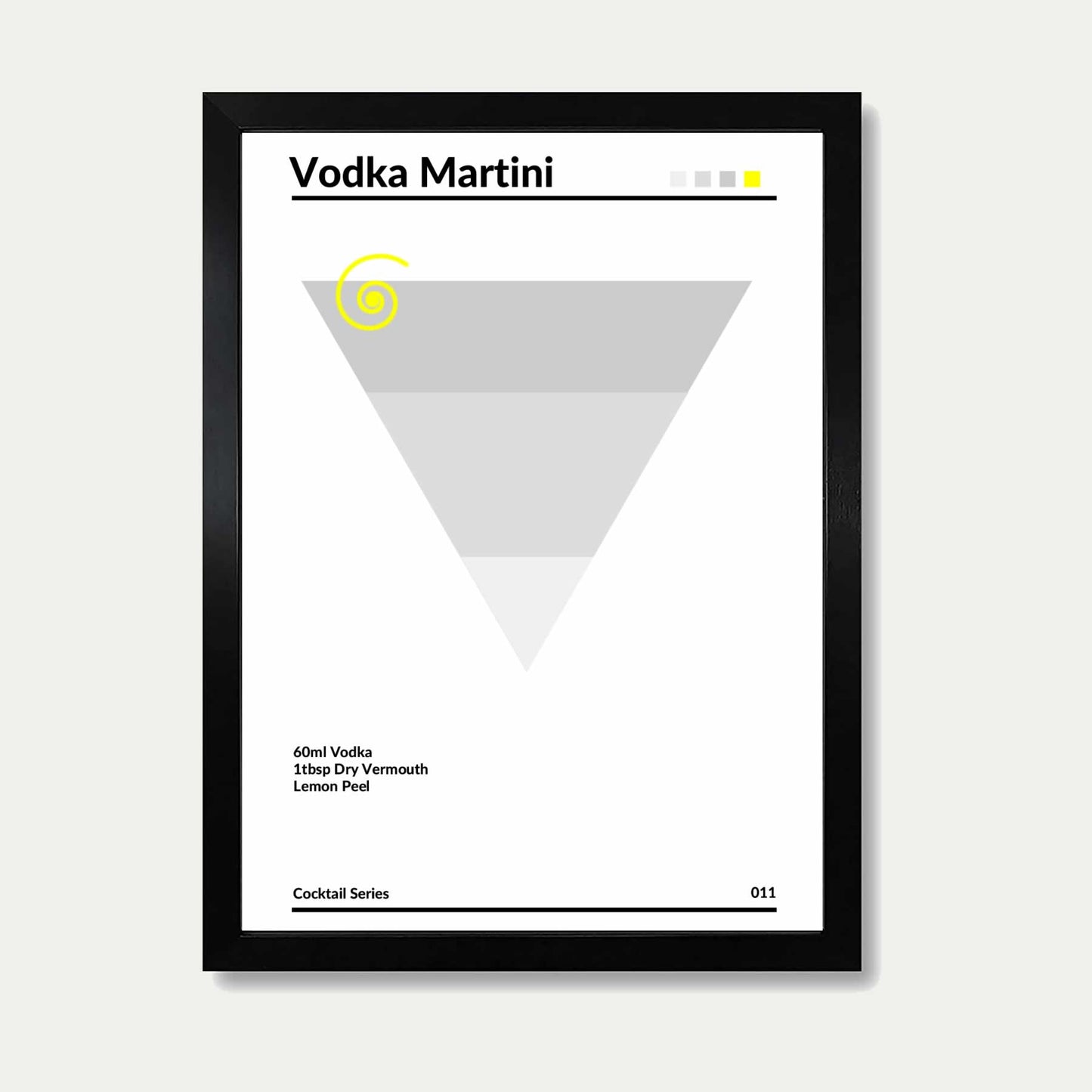 Vodka Martini Cocktail Print